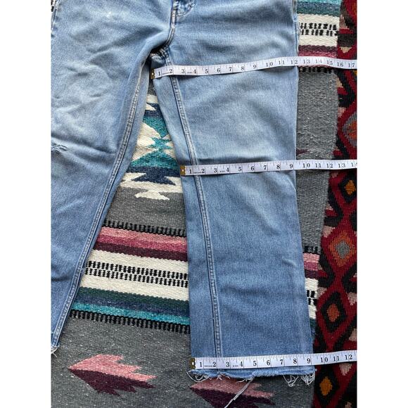 Y2K Distressed Bill Blass High Rise Signature fit Jeans Size 12 - Picture 4 of 8